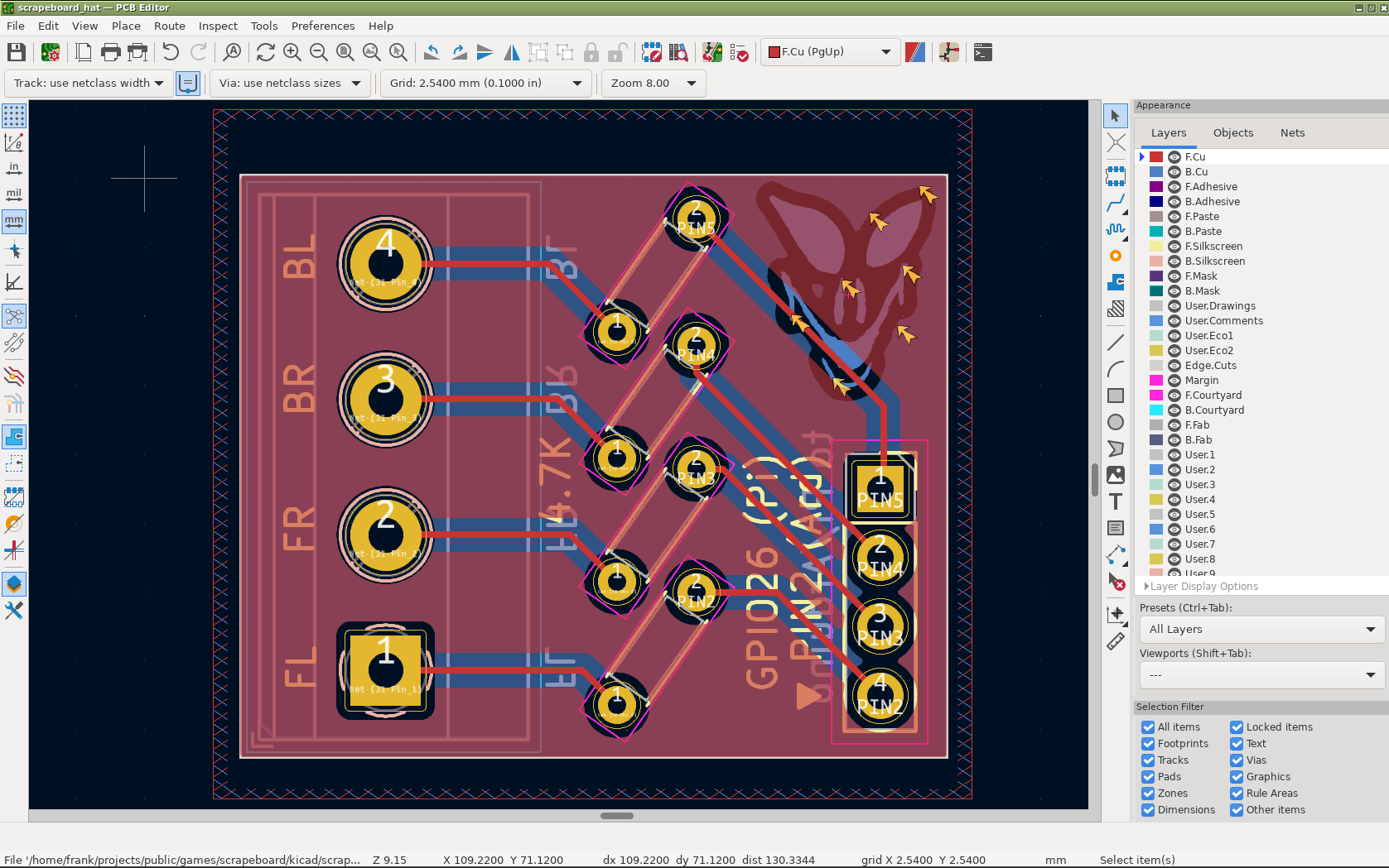 Scrapeboard Arduino UNO hat