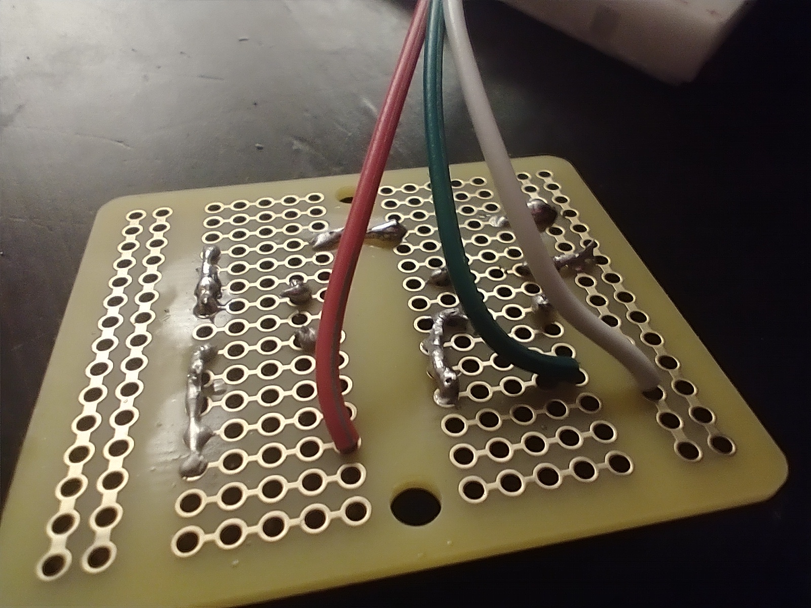 Gamepad circuit board soldered